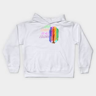 Love Comes In All Colors Kids Hoodie